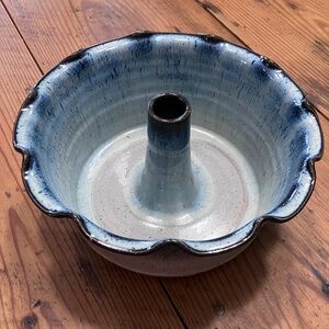 Handmade Pottery Pound Cake Dish
